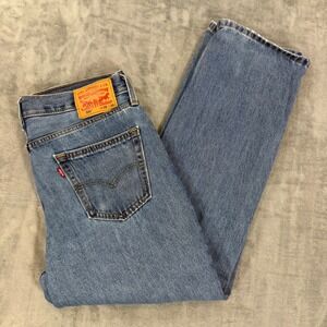 Levi's 550 Relaxed Fit Tapered Leg‎ Jeans Mens Size 35x30 Blue Medium Wash